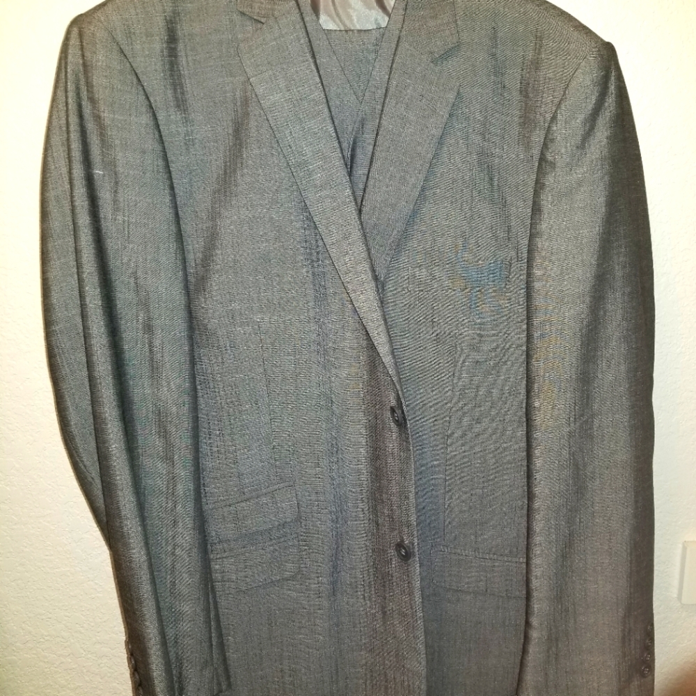 42L Grey Stacy Adams 3 piece Suit